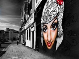 Straat kunst / street art - mooie voorbeelden van zeer kunstige uitingen op straat / panden / borden